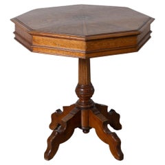 Early 19th century Inlaid Walnut Italian Side Table