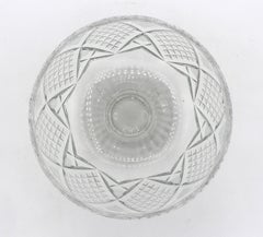 Verre irlandais taillé du début du 19e siècle, coupe à fruits ou Syllabub