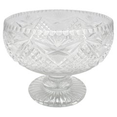 Early 19th Century Irish Cut Glass Fruit or Syllabub Bowl