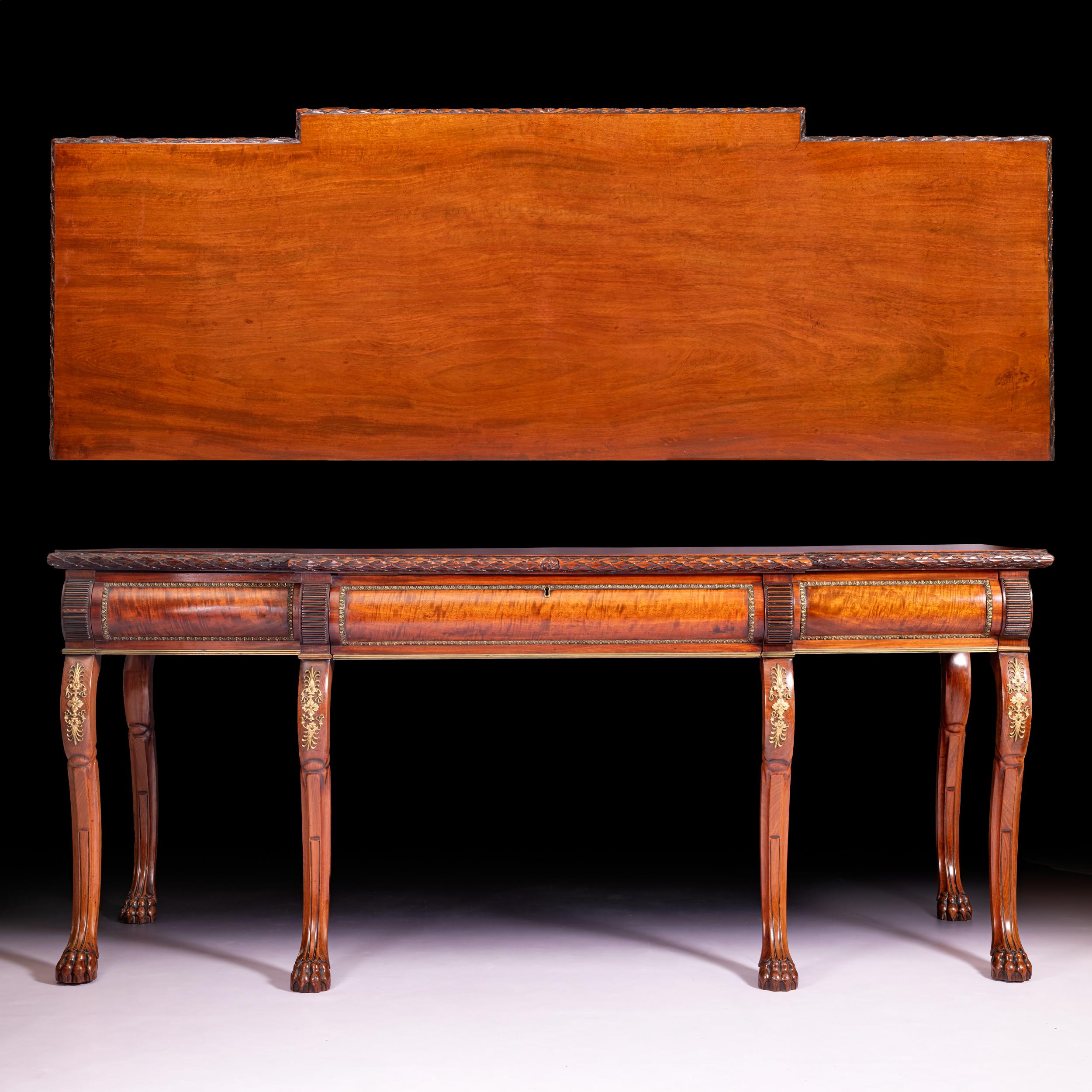 Early 19th Century Irish Regency Console Table In Good Condition For Sale In Dublin, IE