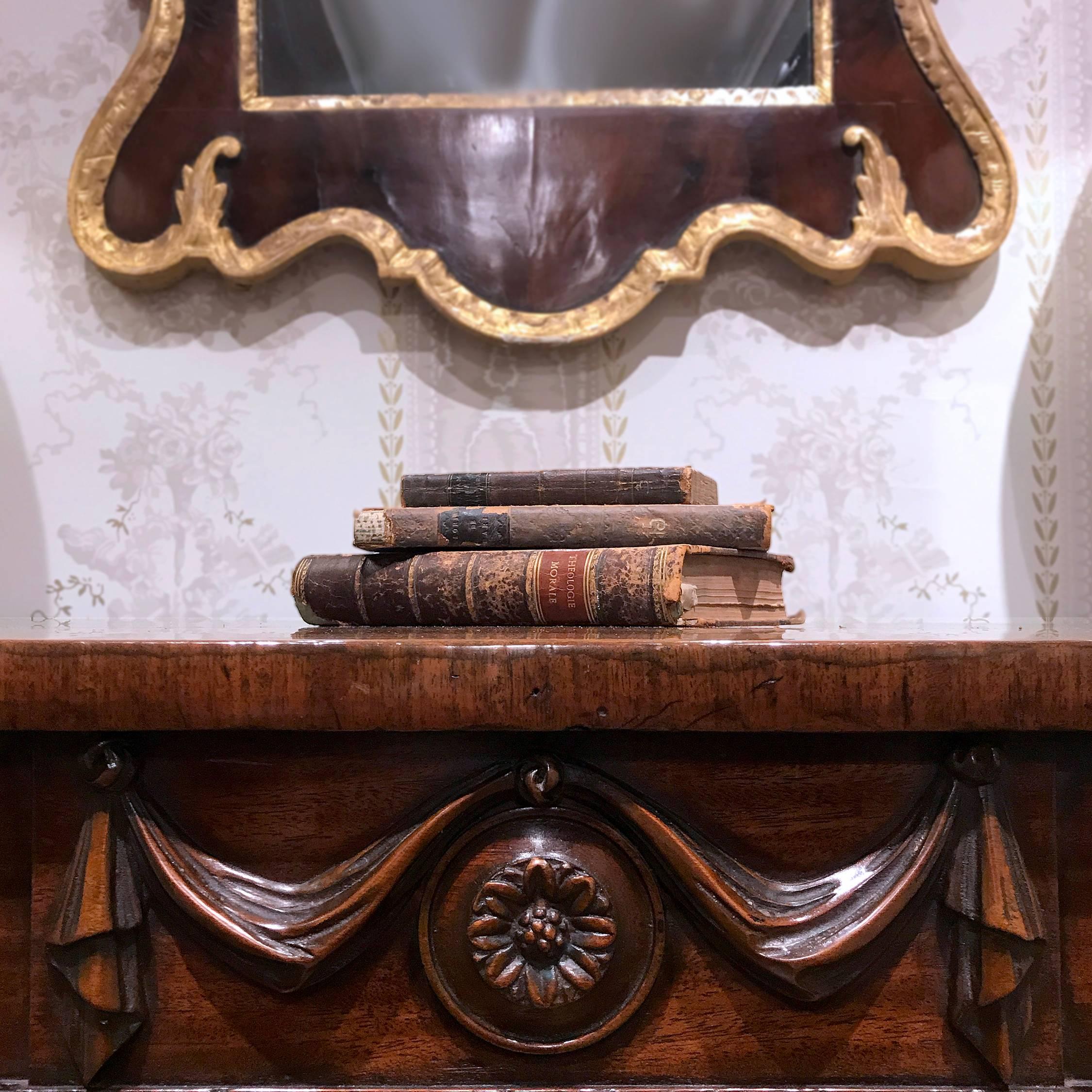 Early 19th Century Irish Regency Mahogany Side Table 1