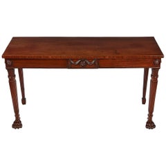 Early 19th Century Irish Regency Mahogany Side Table