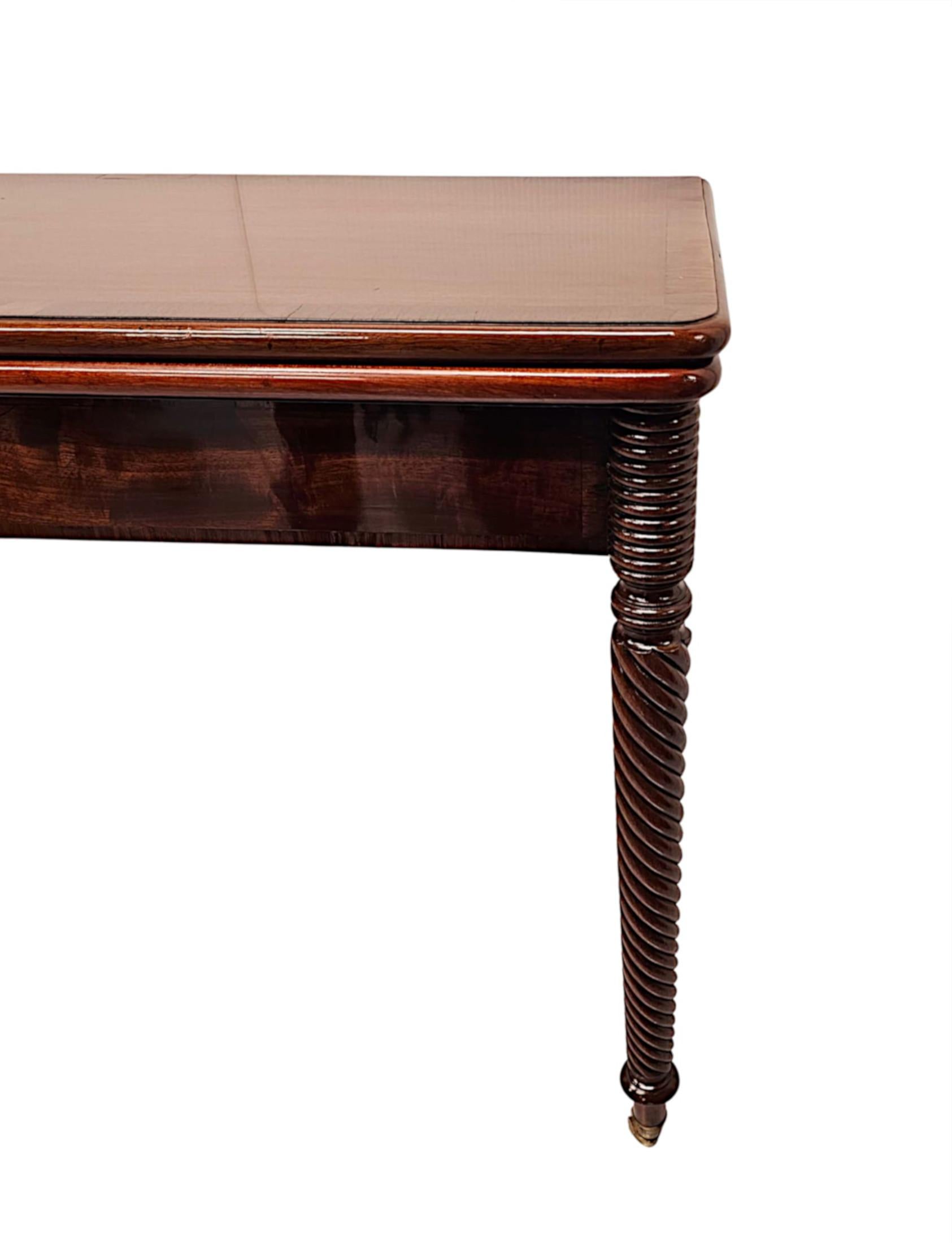 Irischer Regency-Teetisch aus dem frühen 19. Jahrhundert nach Gillingtons aus Dublin im Angebot 6