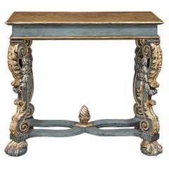 Early 19th Century Italian Baroque Faux-Painted Console