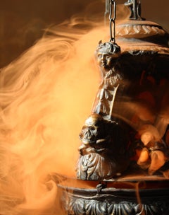 Early 19th Century Italian Bronze Memento Mori Funeral Censer