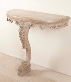 Early 19th Century Italian Carved Console