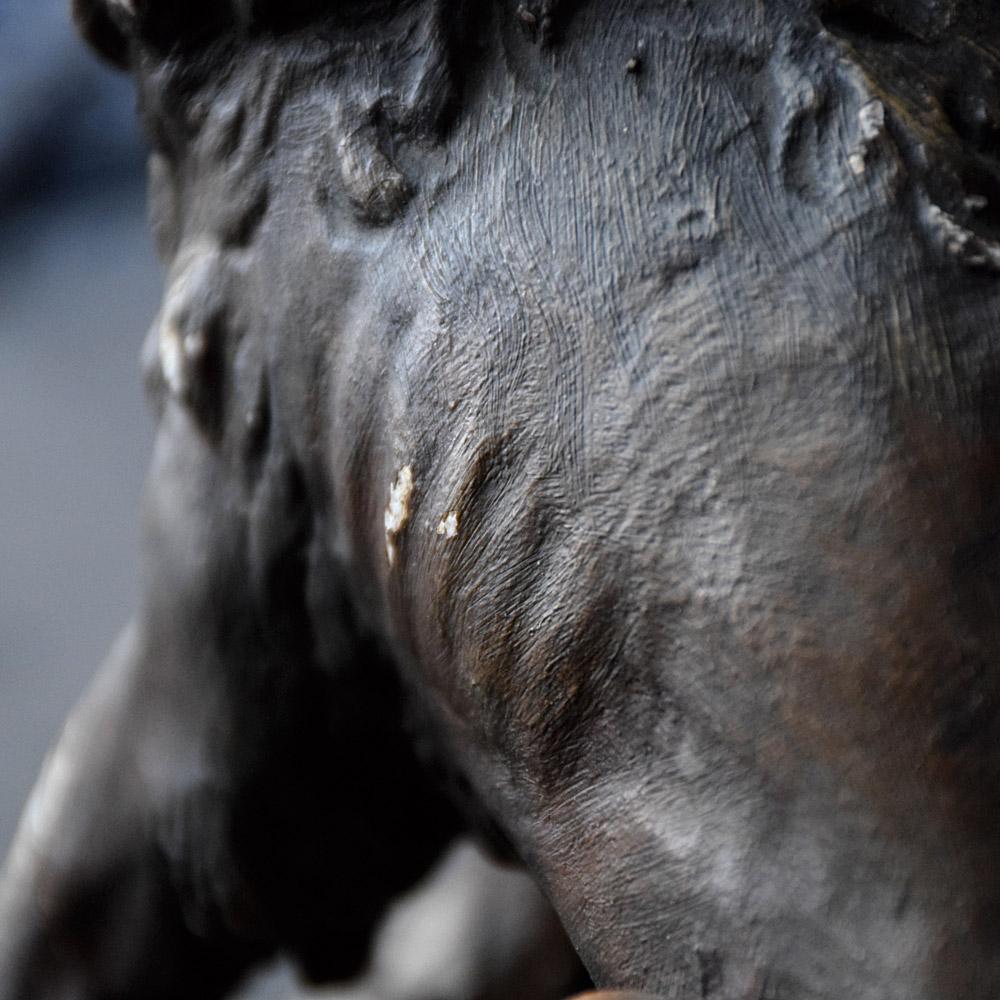 Early 19th Century Italian Carved Lion Figure In Fair Condition For Sale In London, GB