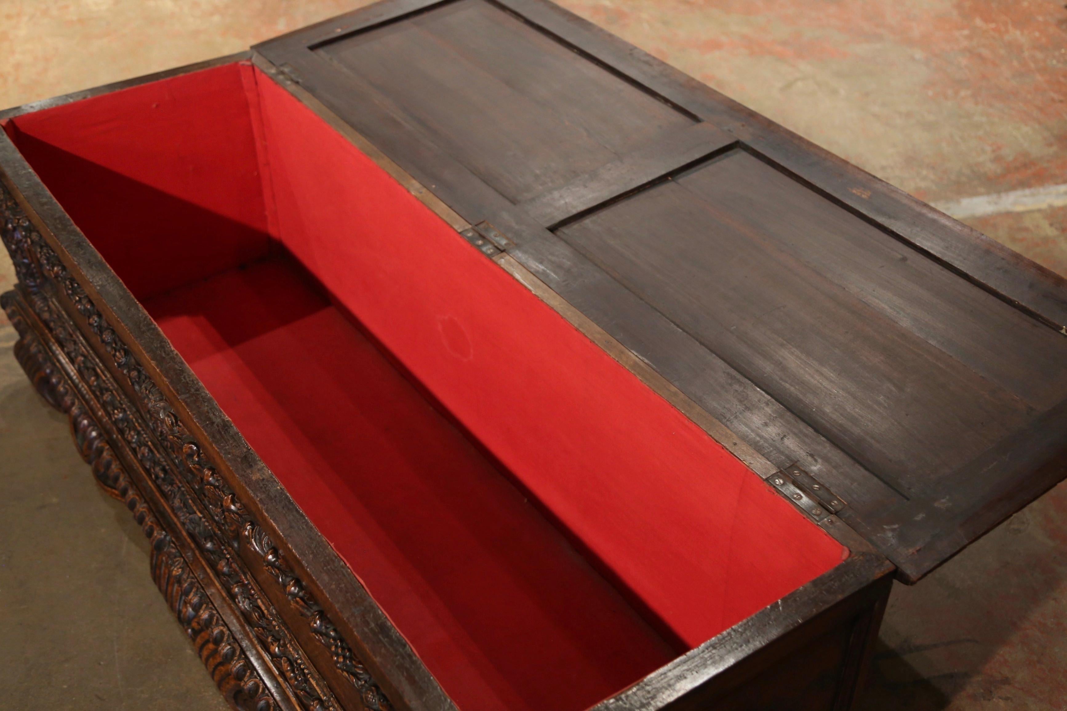 Early 19th Century Italian Carved Walnut 