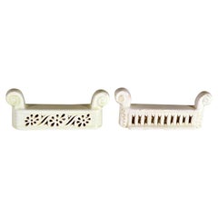 Early 19th Century Italian Creamware Knife Rests