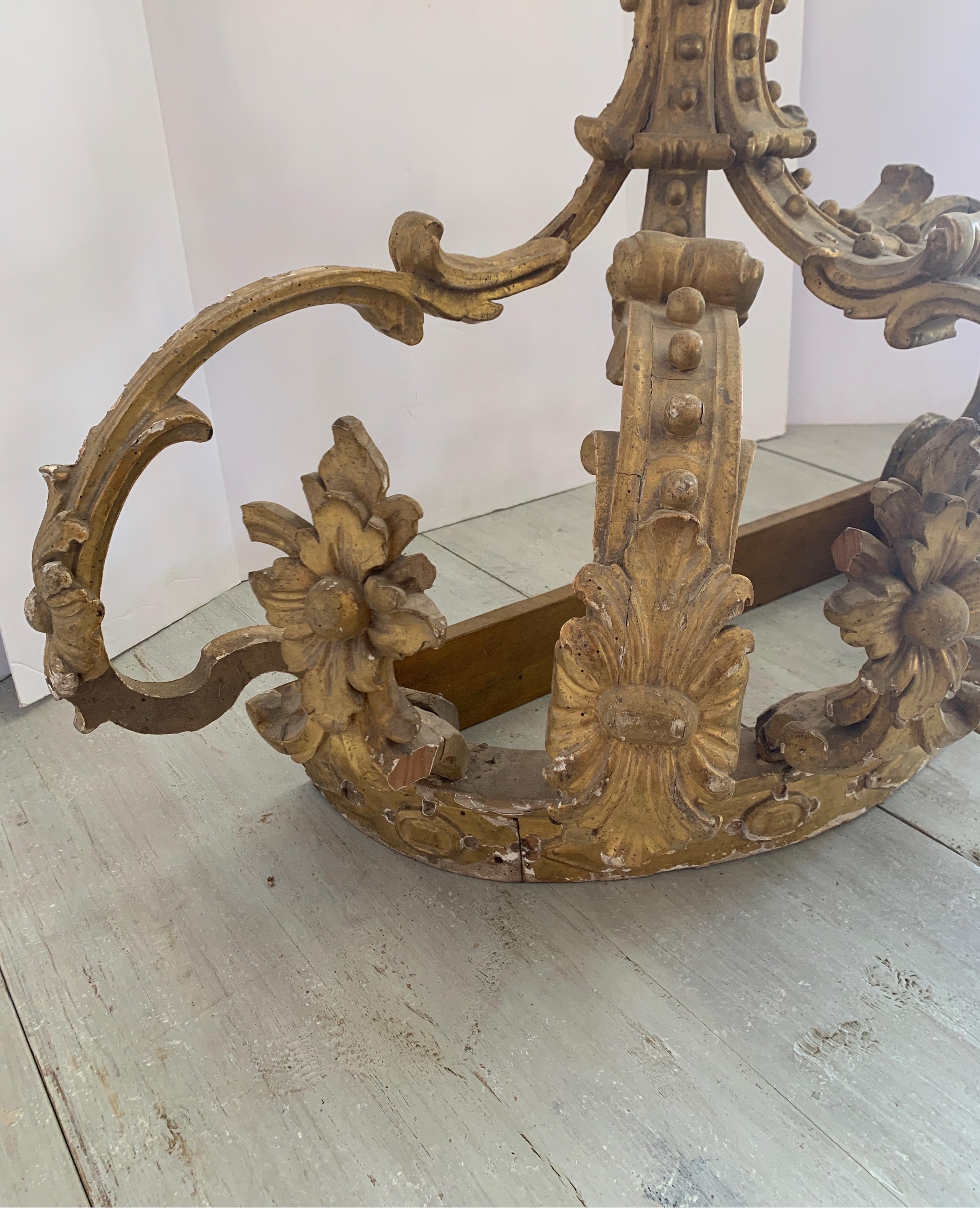 Early 19th Century Italian Crown from Cathedral In Good Condition In Houston, TX