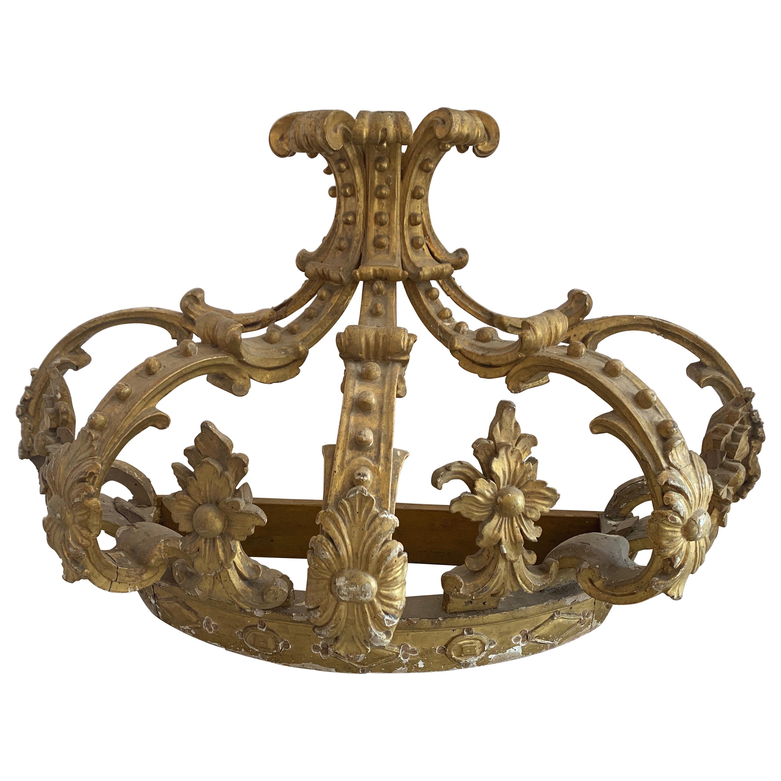 Early 19th Century Italian Crown from Cathedral