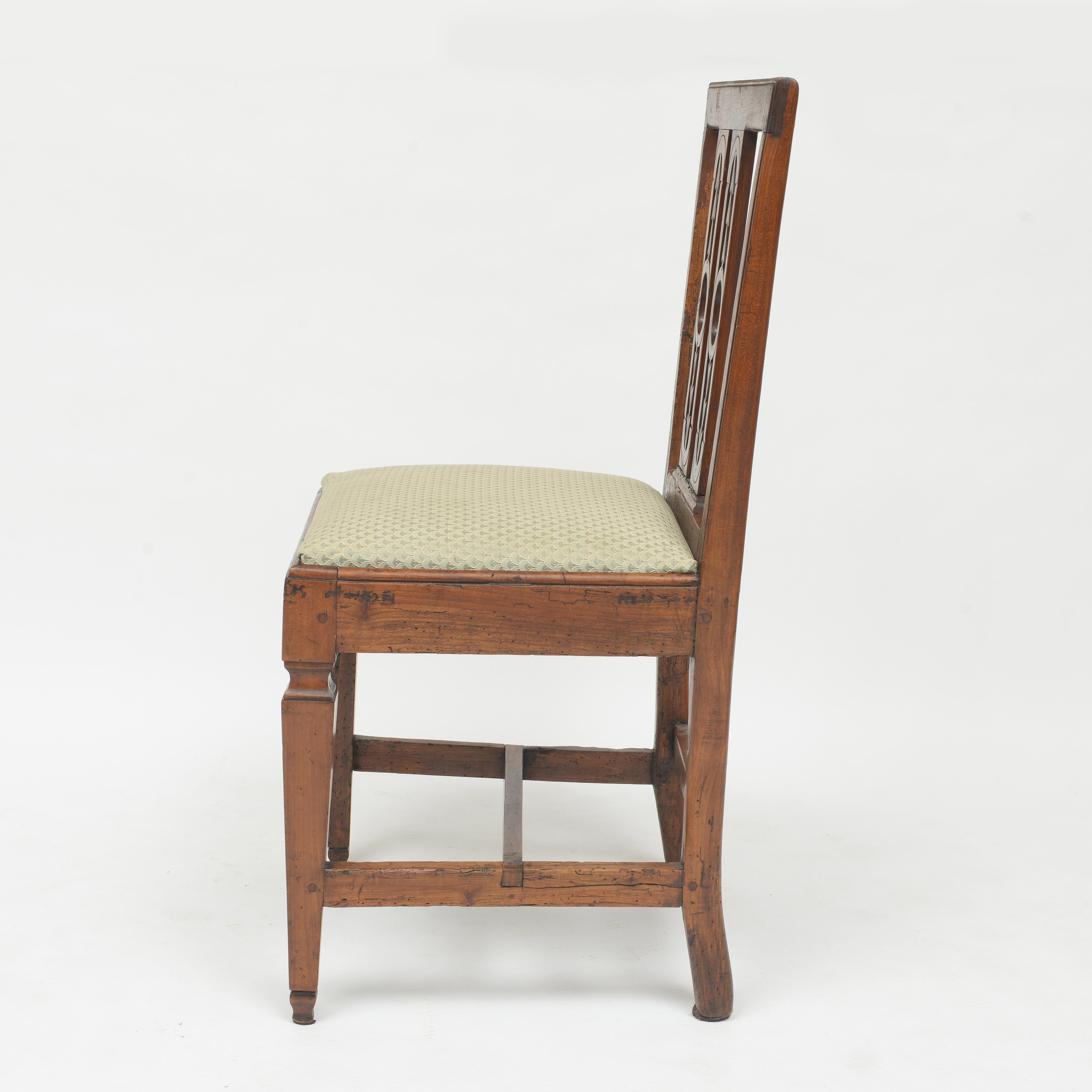 Chinese Early 19th Century Italian Dining Chairs - Set of 6 For Sale