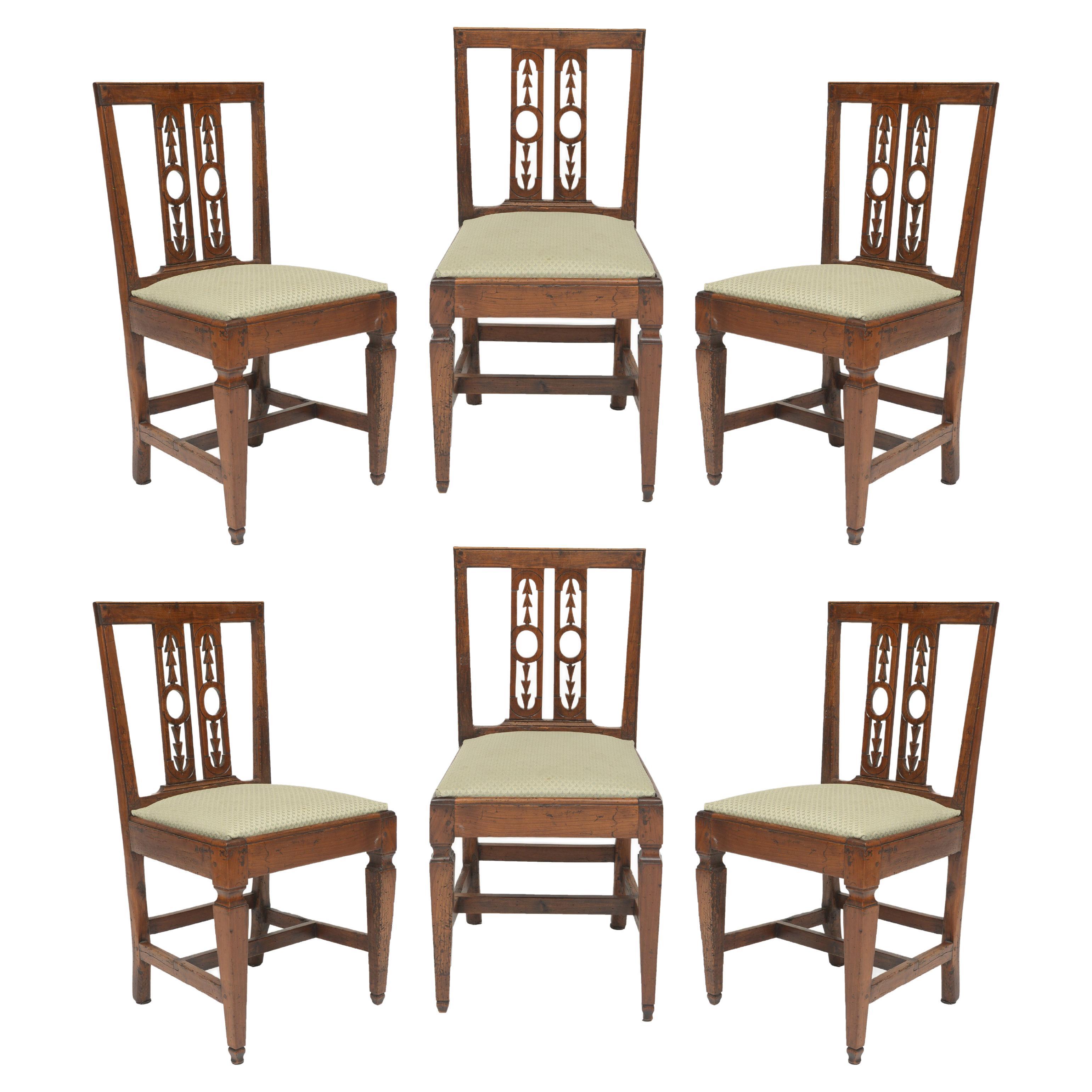 Early 19th Century Italian Dining Chairs - Set of 6