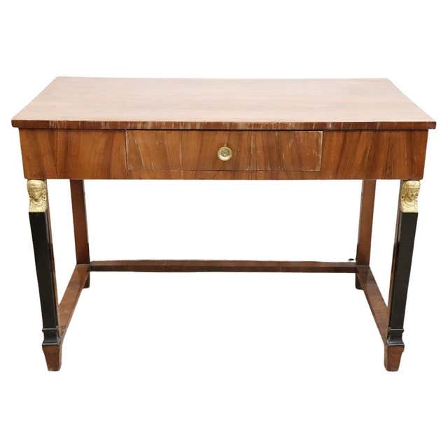 19th Century Wood Antique Spanish Bureau Desk, 1850 For Sale at 1stDibs