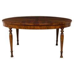Antique Early 19th Century Italian Extending Dining Table with Two Leaves