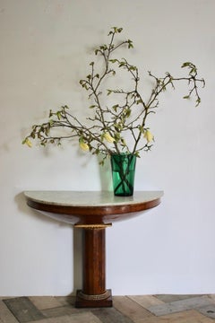 Early 19th Century Italian Gilt and Walnut Console Table