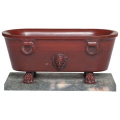 Early 19th Century Italian, Grand Tour , Rosso Antico Marble Bath