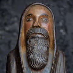 Early 19th Century Italian Hand Carved Italian Folk-Art Figure of Christ