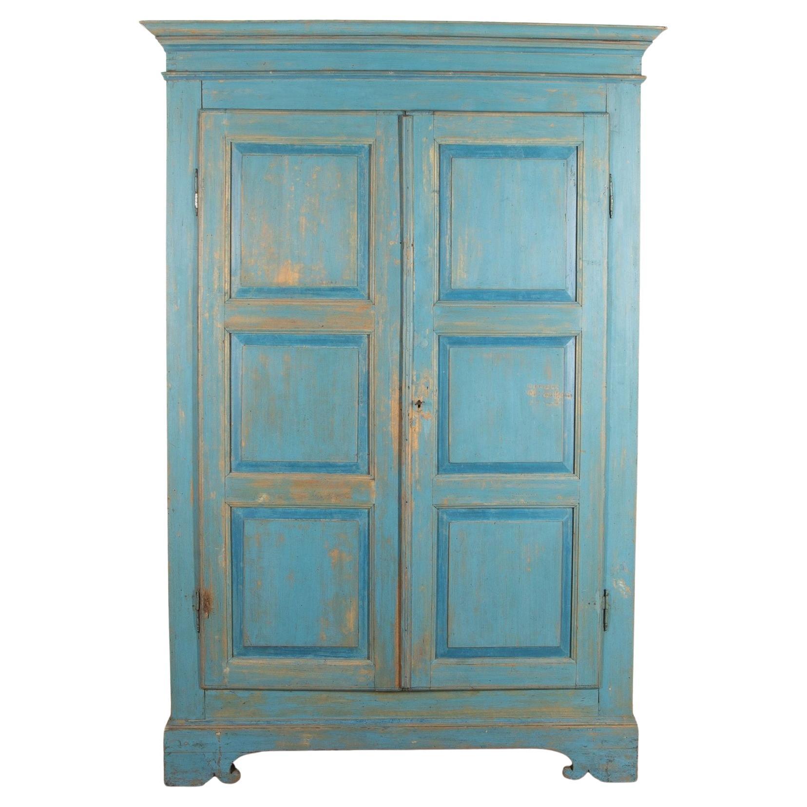Early 19th Century Italian Knock Down Armoire
