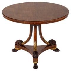 Early 19th Century Italian Mahogany Centre Table