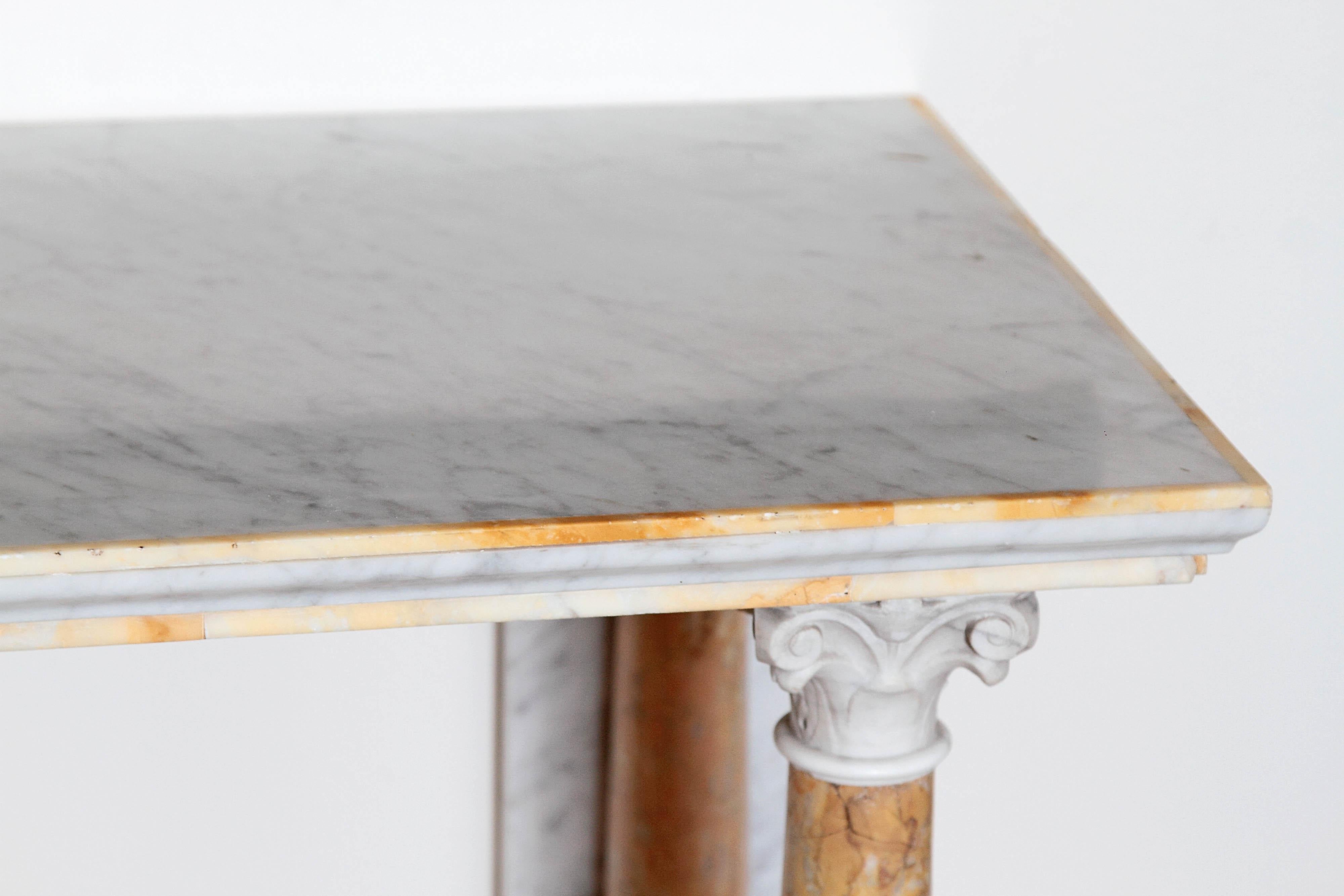 Early 19th Century Italian Marble Console Table 3