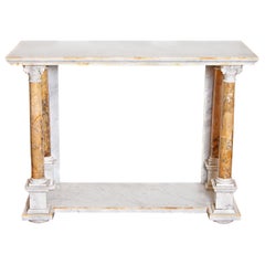 Antique Early 19th Century Italian Marble Console Table