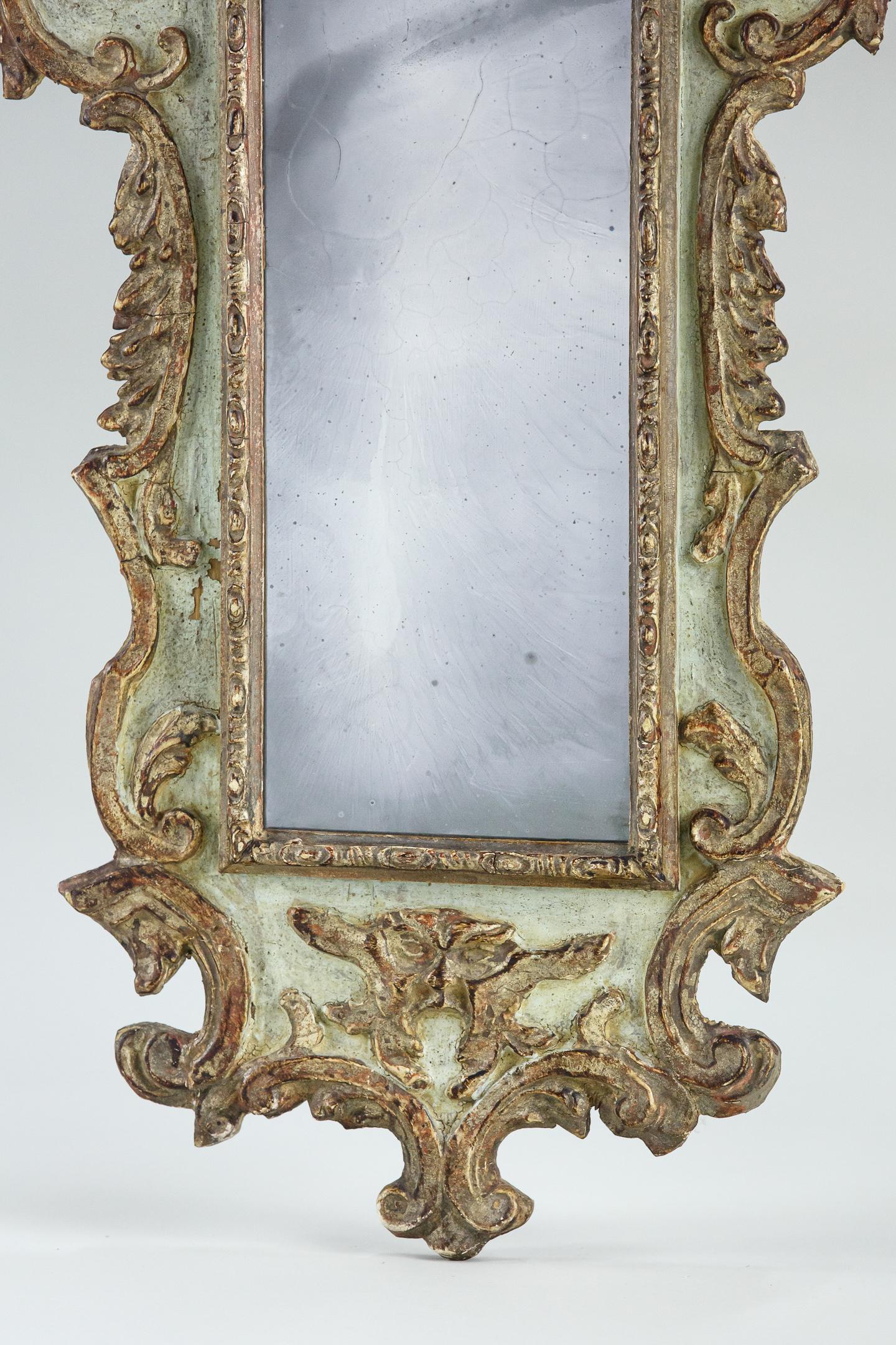 Early 19th Century Italian Mirror In Fair Condition In Pease pottage, West Sussex
