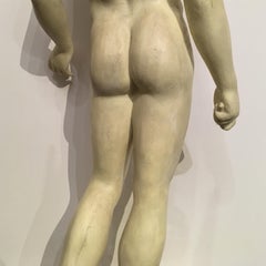 Early 19th Century Italian Neoclassical Plaster Sculpture of Antinous