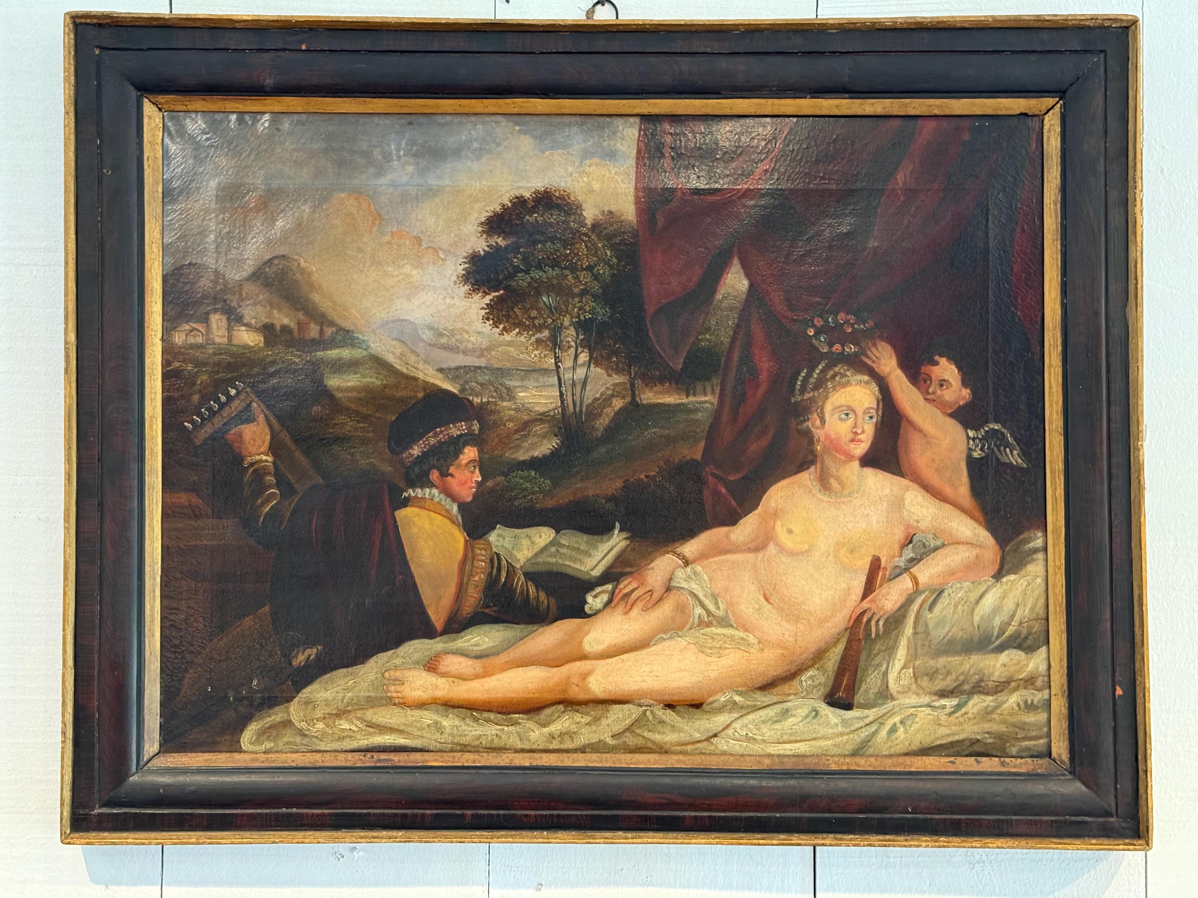 Un meraviglioso quadro panoramico in cornice originale. Ottima qualità.