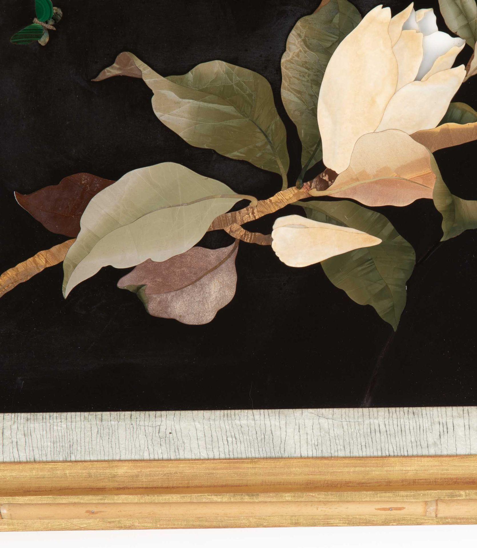 Doré Plaque italienne en Pietra Dura du début du 19e siècle en vente