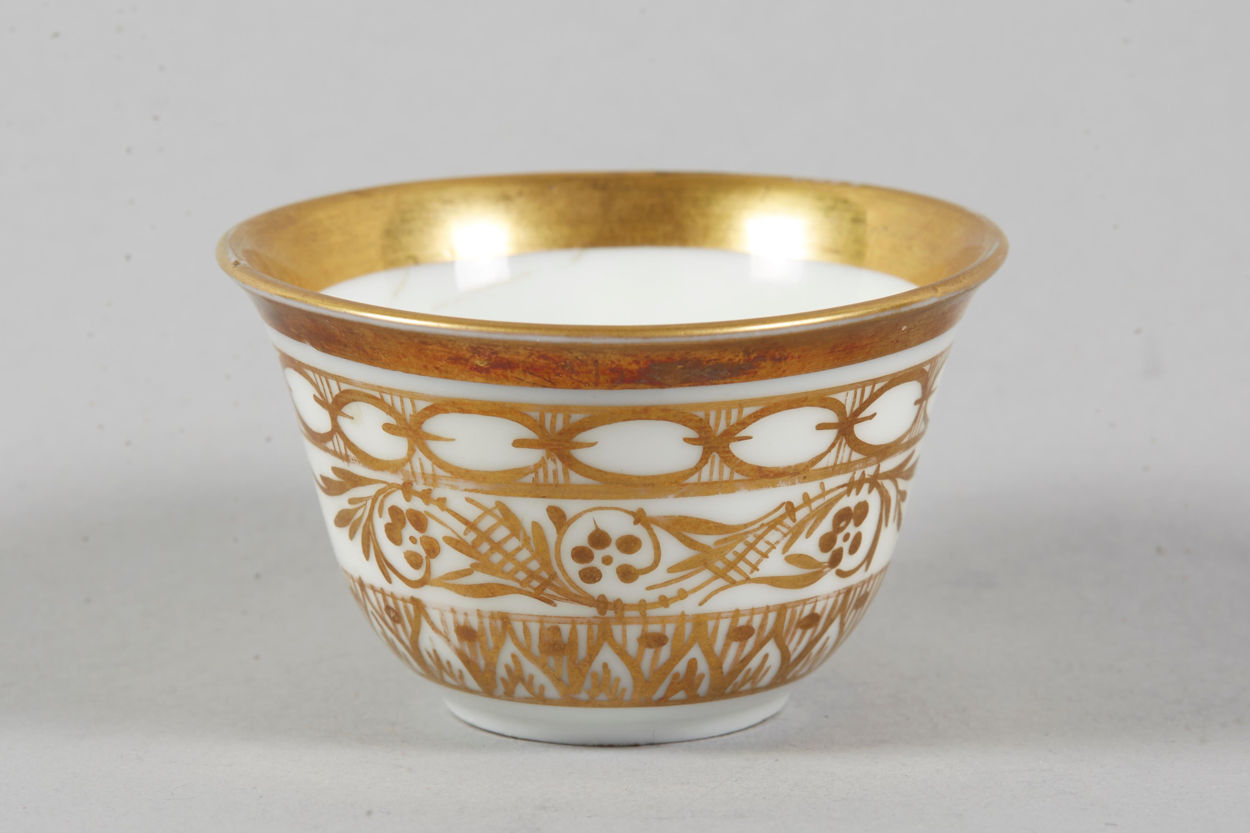 Early 19th Century Italian Porcelain Kiddush Cup 2