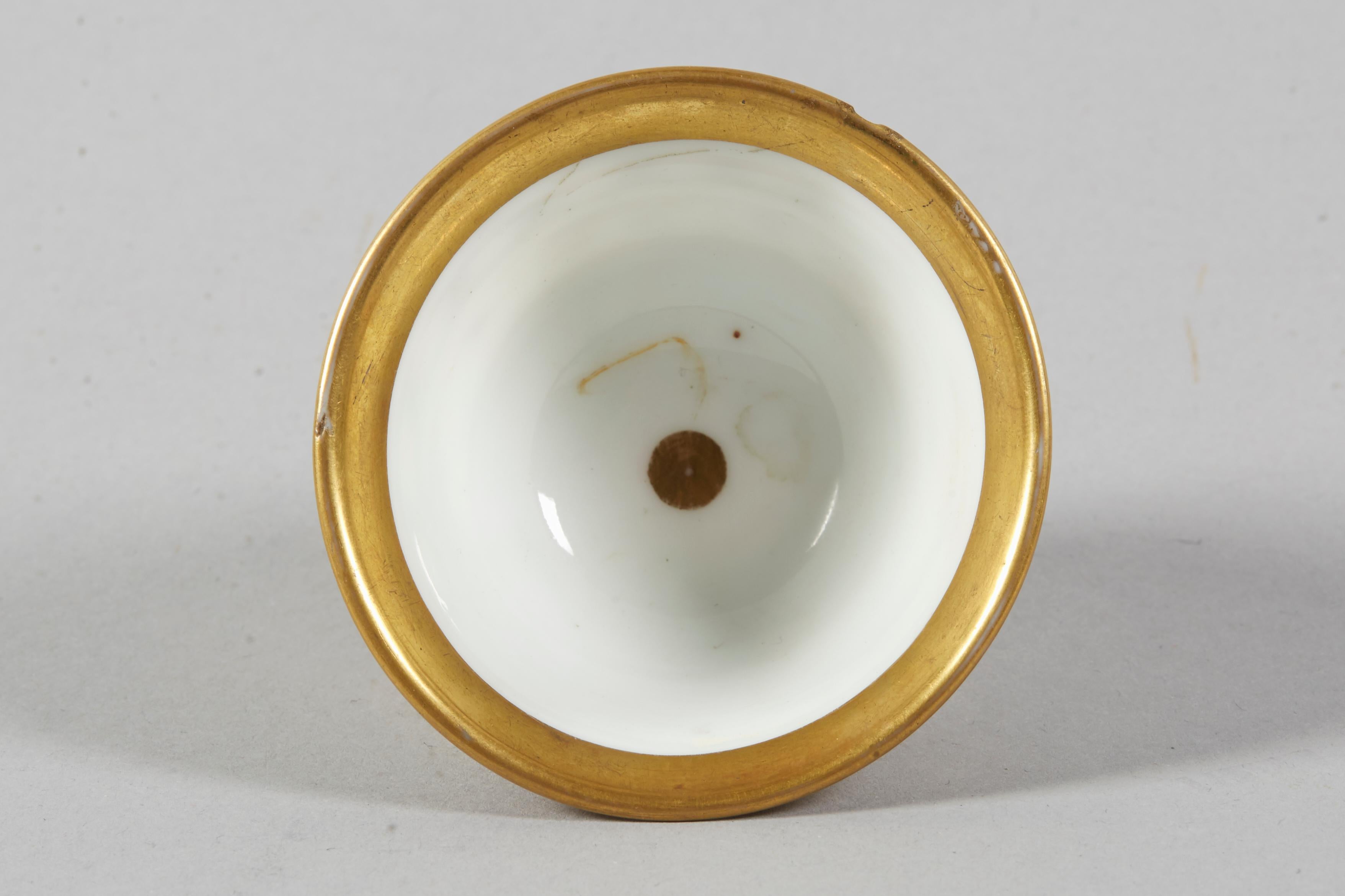 Early 19th Century Italian Porcelain Kiddush Cup 3