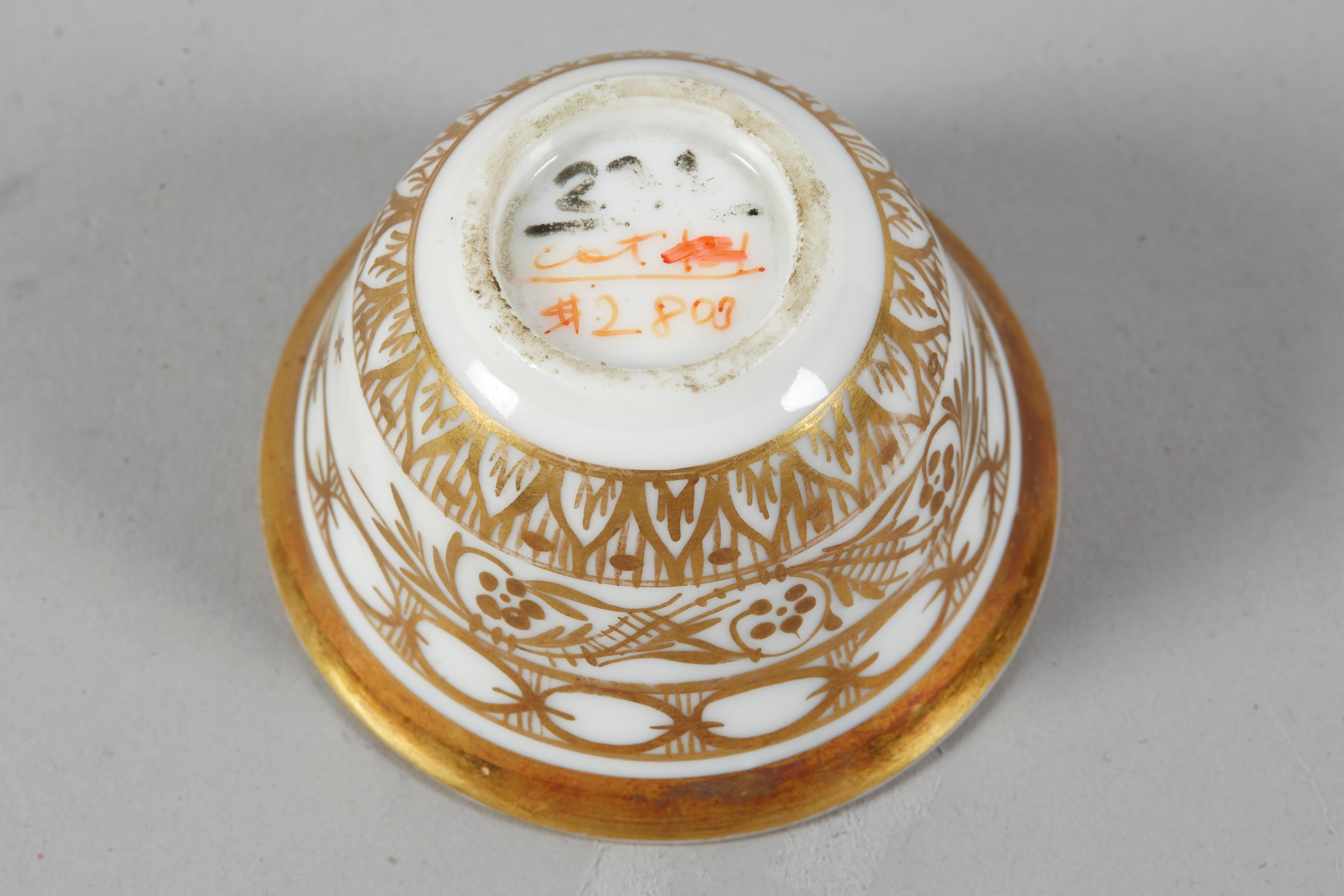 Early 19th Century Italian Porcelain Kiddush Cup 4