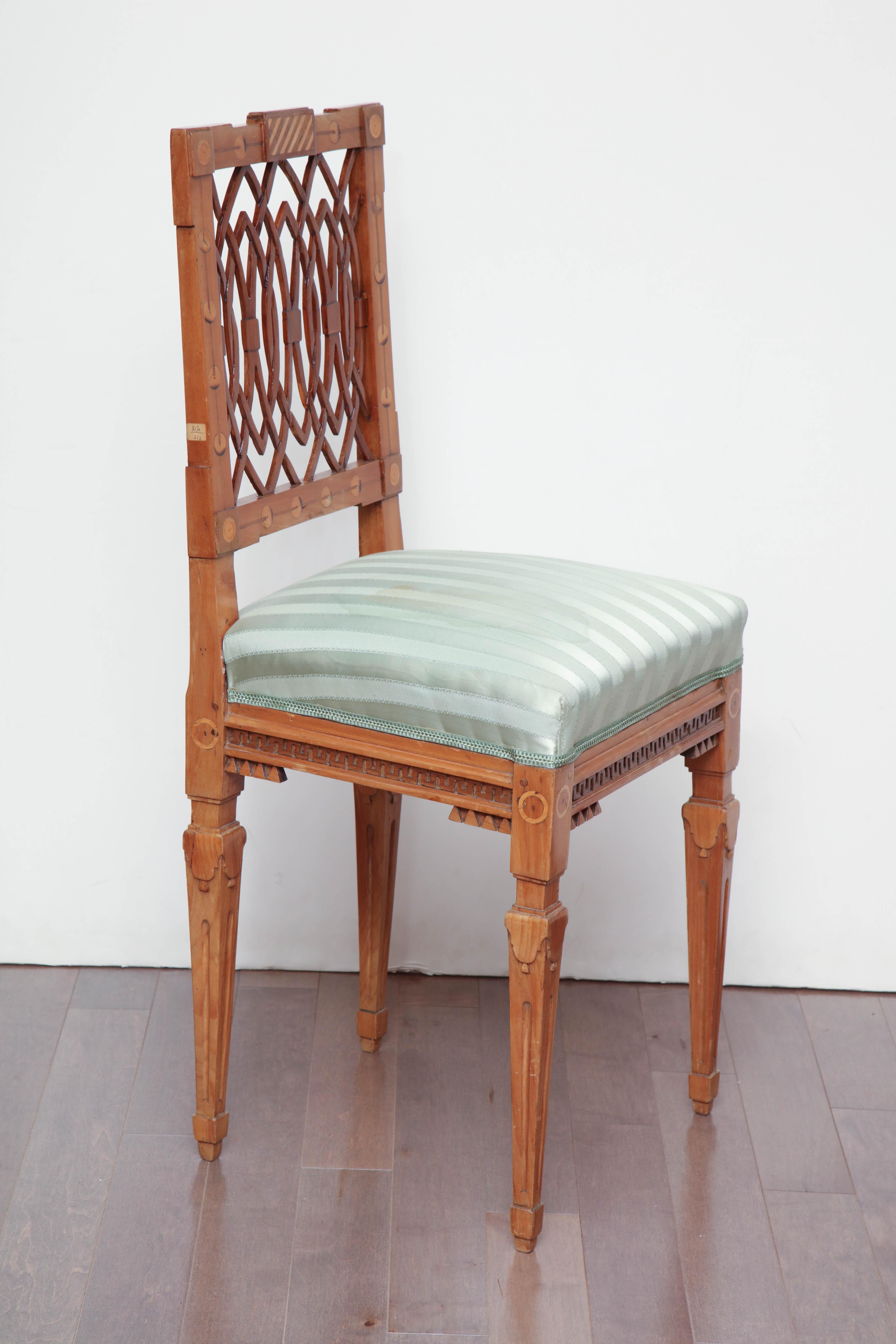 Early 19th Century Italian Side Chair 1