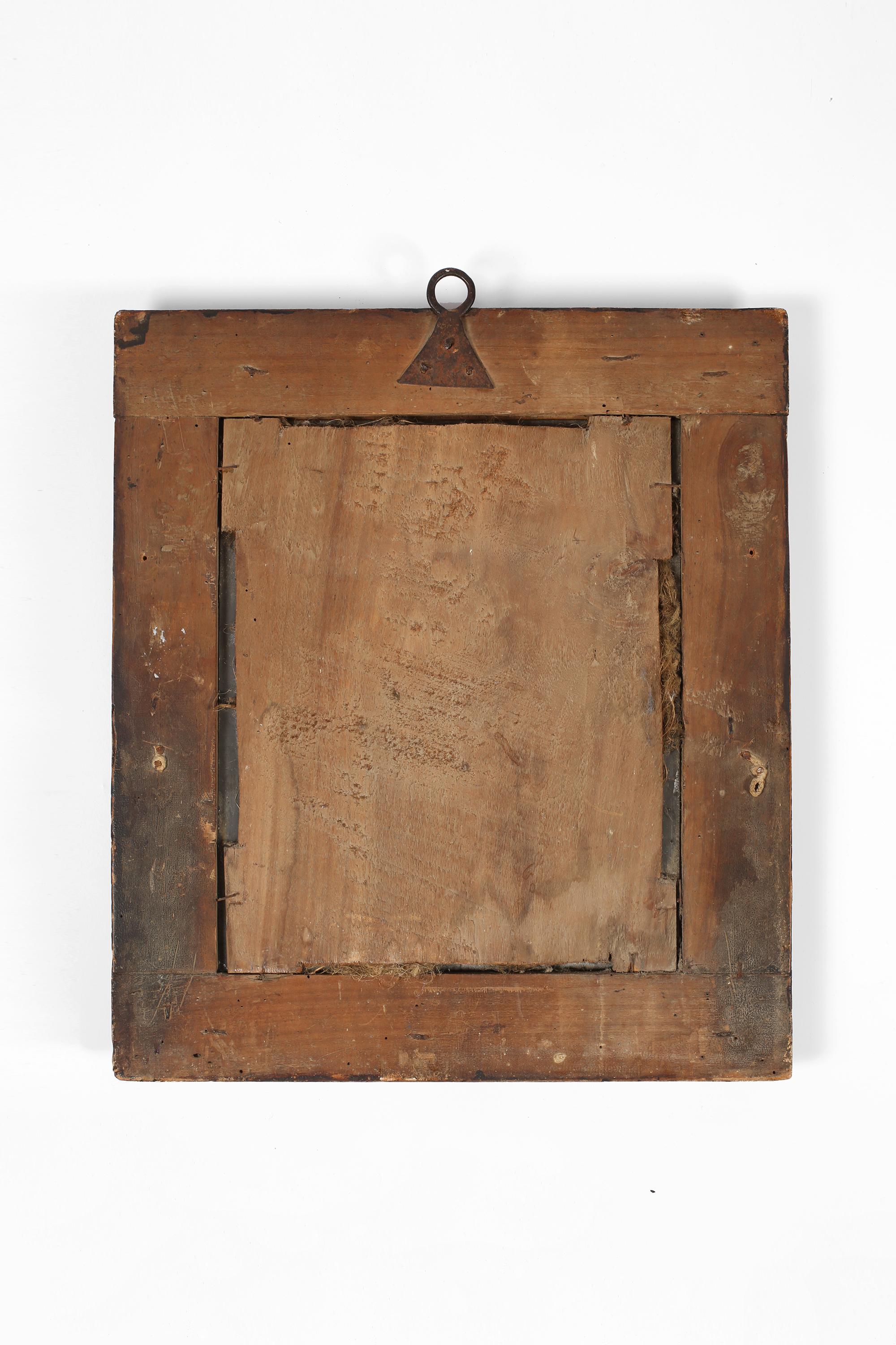Early 19th Century Italian Tuscan Carved Mirror With Mercury Plate en vente 5