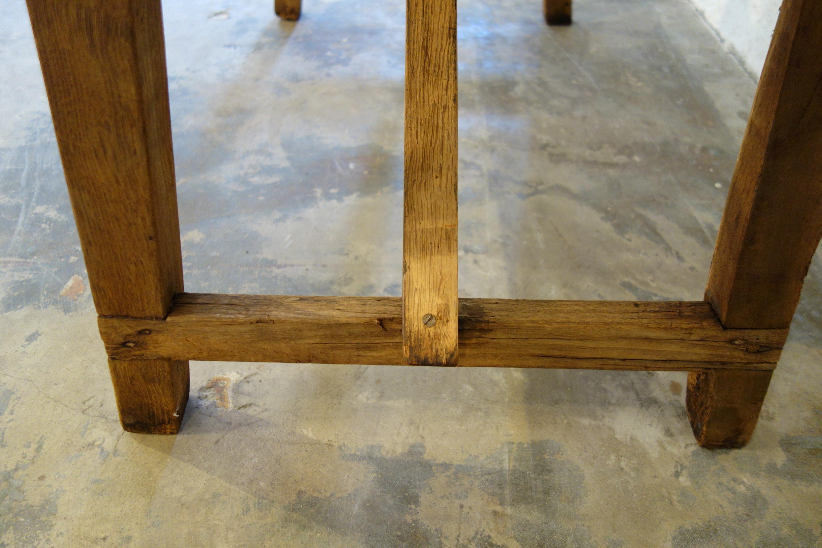 Early 19th Century Tuscan Farmhouse Kitchen Madia Bread Table, circa 1820 8