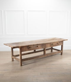 Early 19th Century Italian Workbench Serving Table