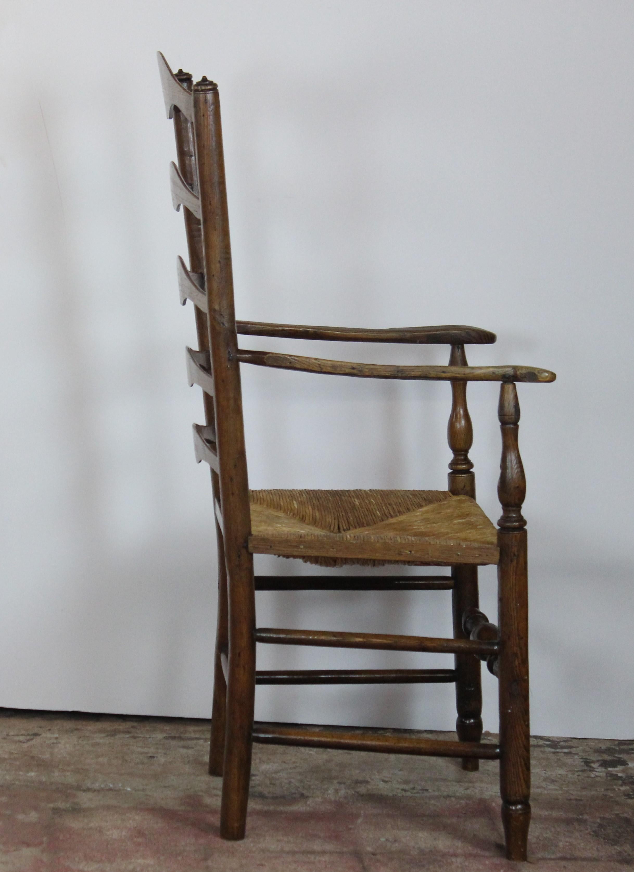 Early 19th Century Ladder Back Chair 3