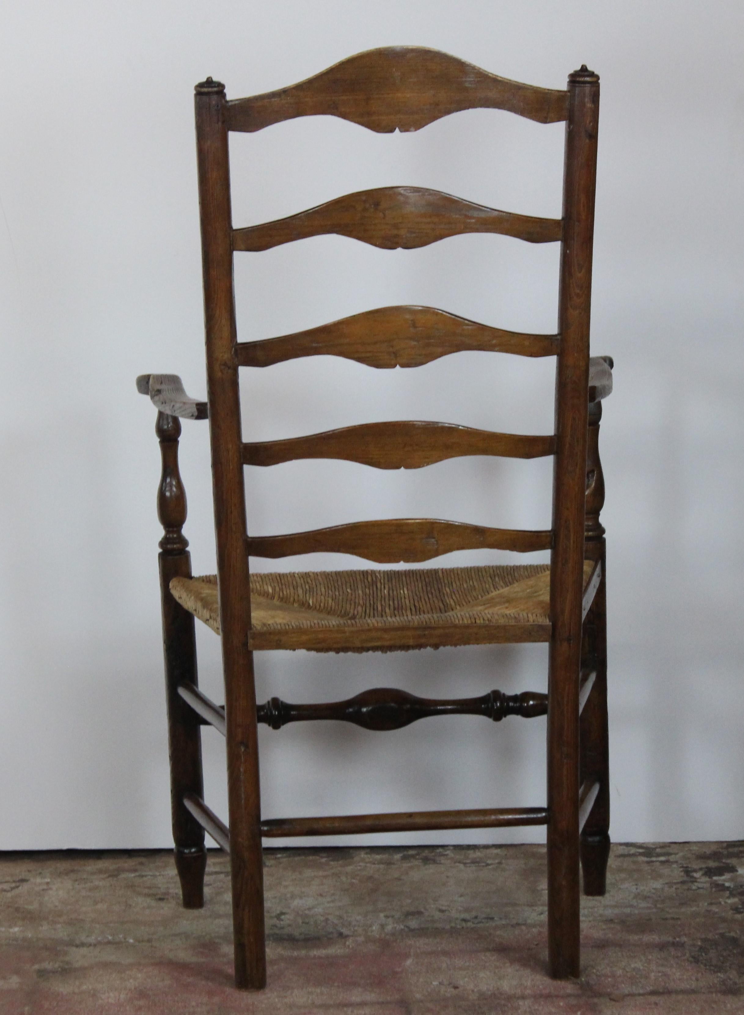 Early 19th Century Ladder Back Chair 4
