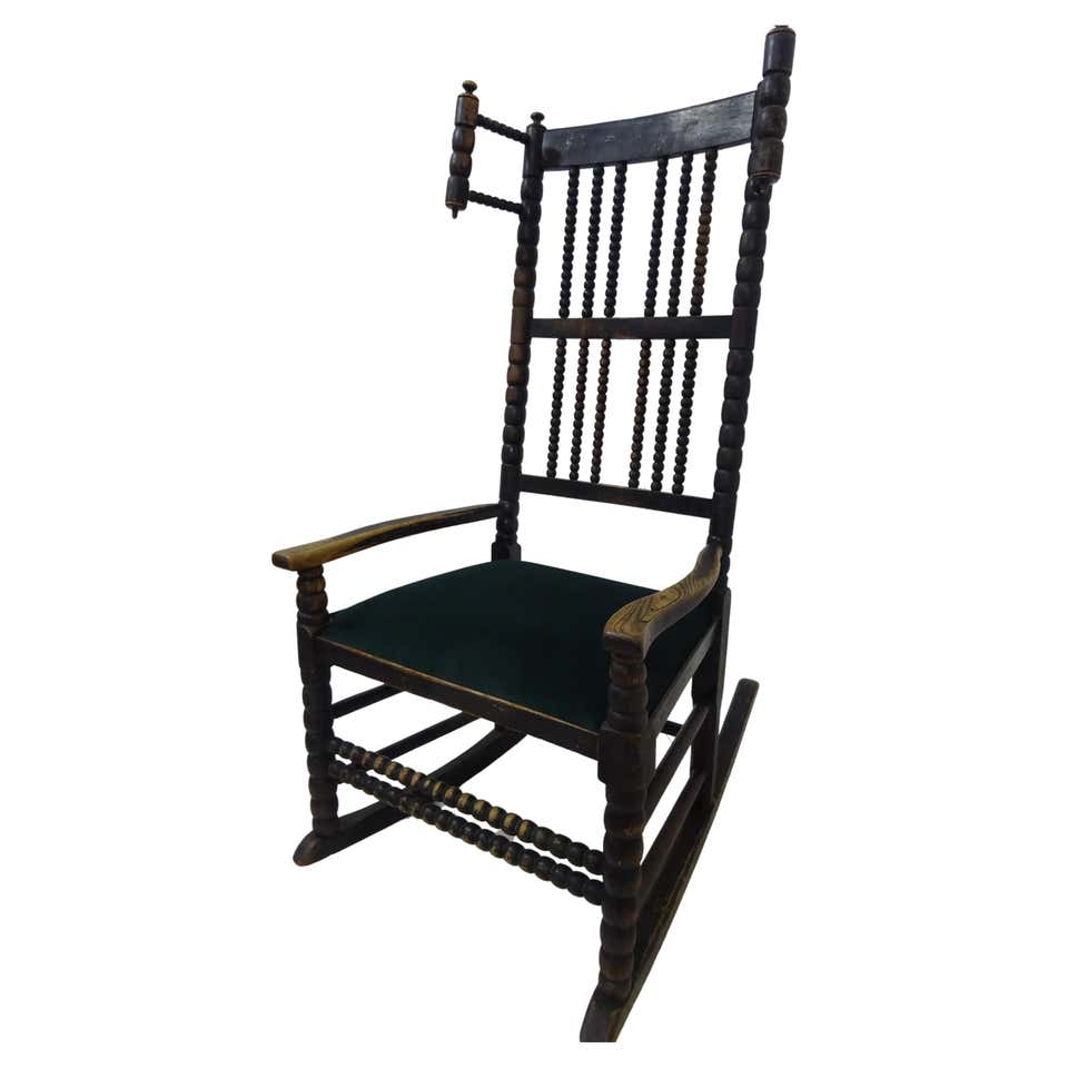 Germany Rocking Chair 19th Century Biedermeier Rocking Chair, Mahogany, Germany, circa 1840 ...