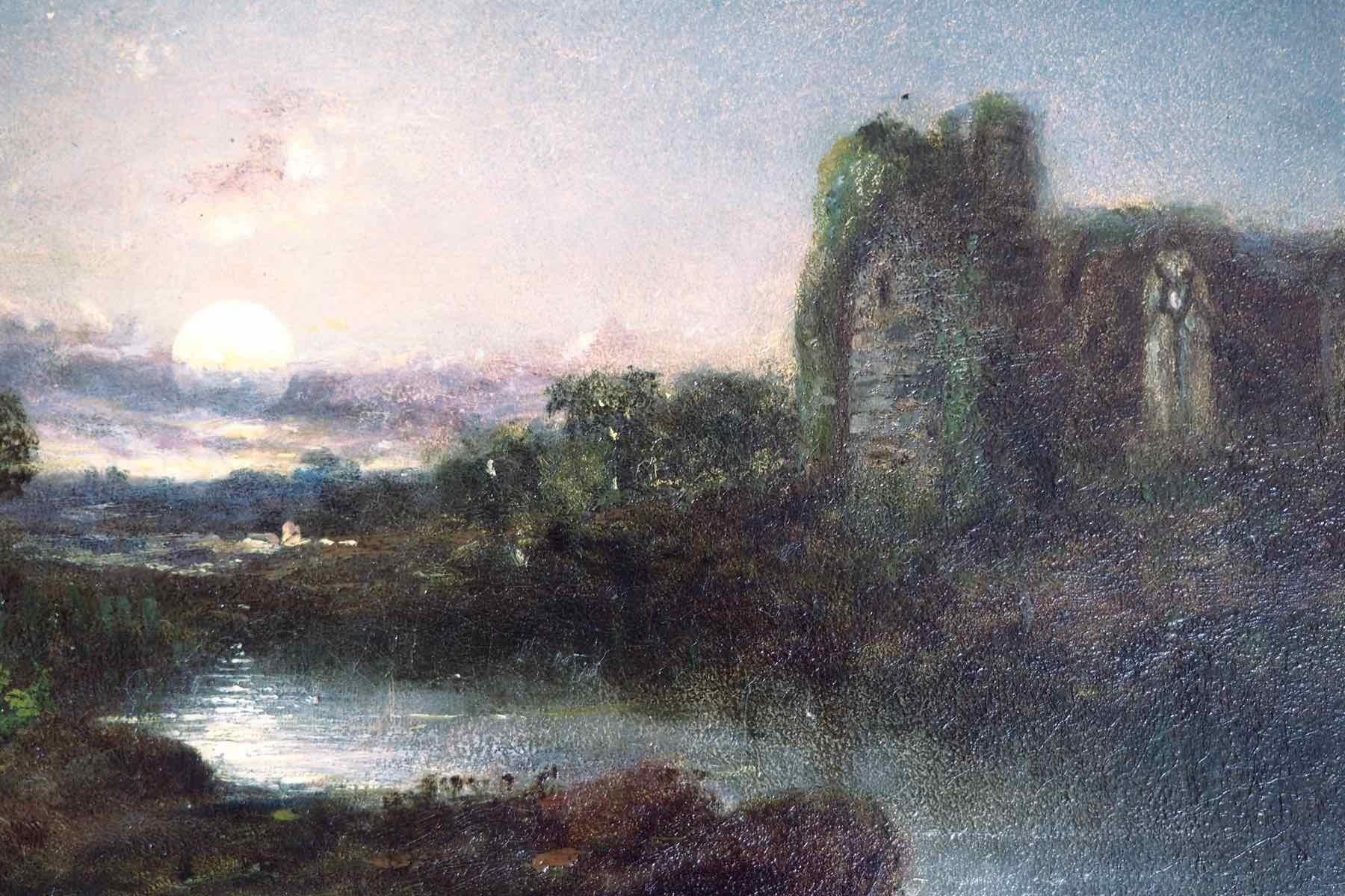 Peinture de paysage du début du XIXe siècle, dans le style de David David Friedrich en vente 1