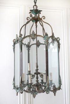 Early 19th Century Large Bronze Lantern Light