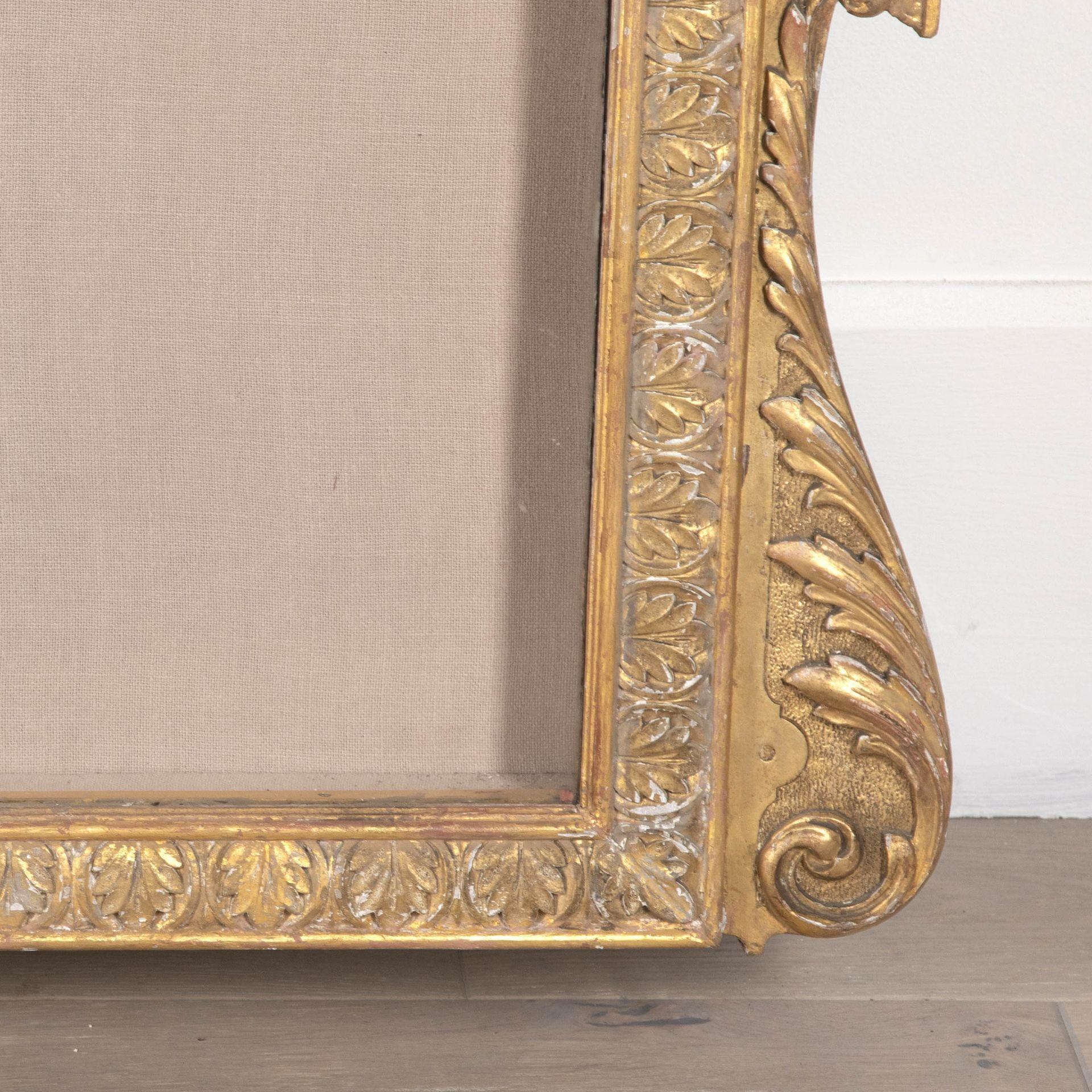 Early 19th Century Large Gilt Wall Display Cabinet For Sale 4
