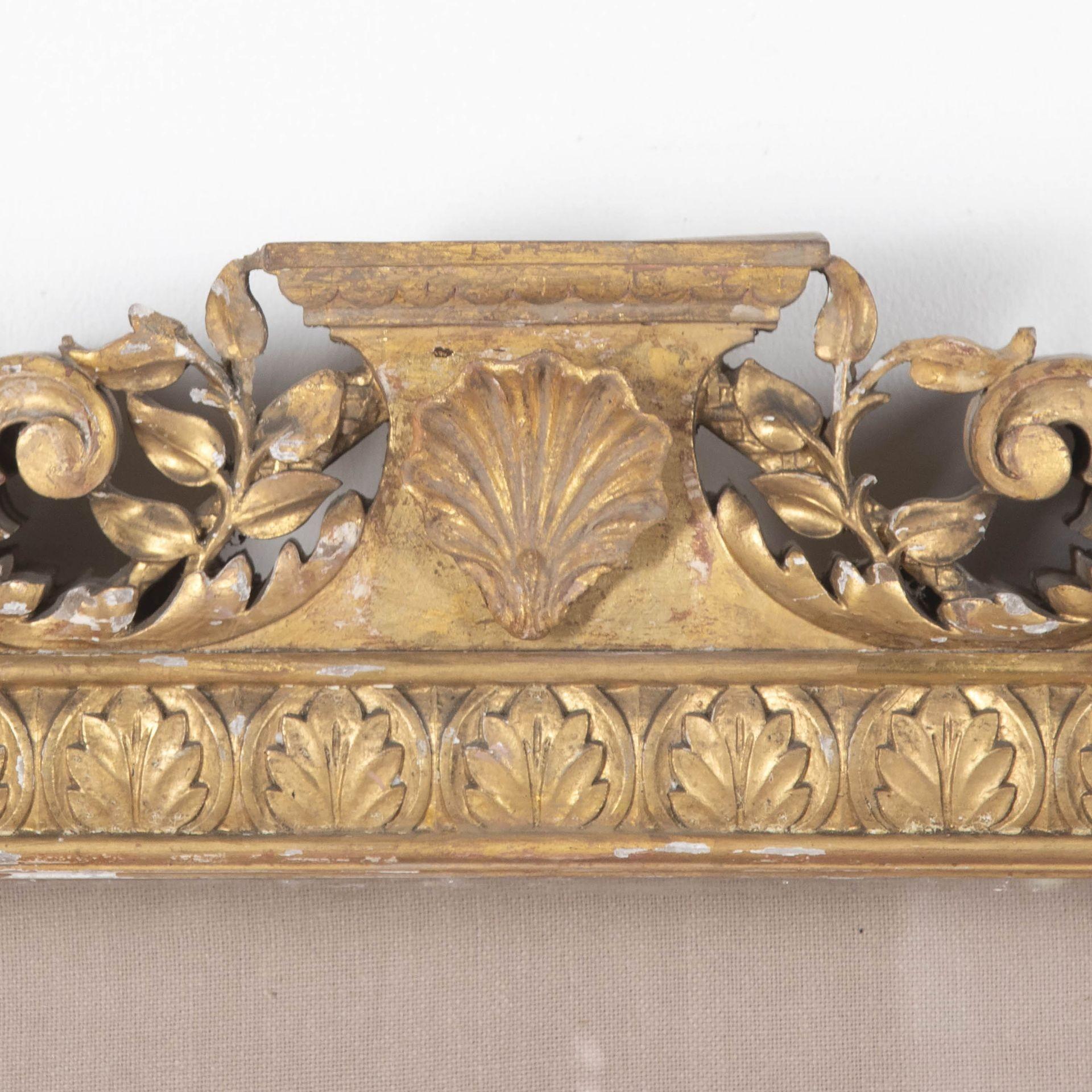 British Early 19th Century Large Gilt Wall Display Cabinet For Sale