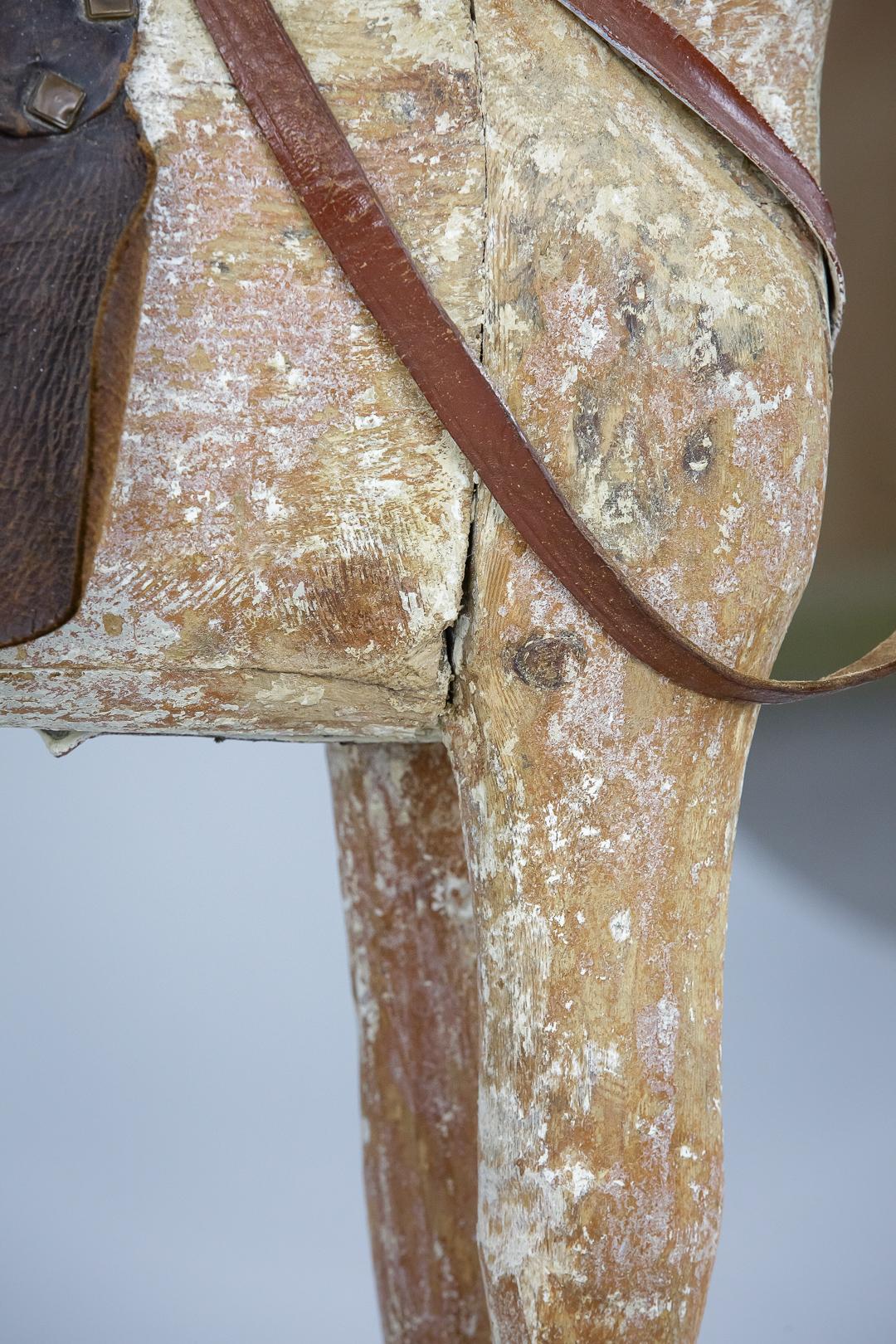Early 19th Century Large Swedish Horse, with Original Tack 7