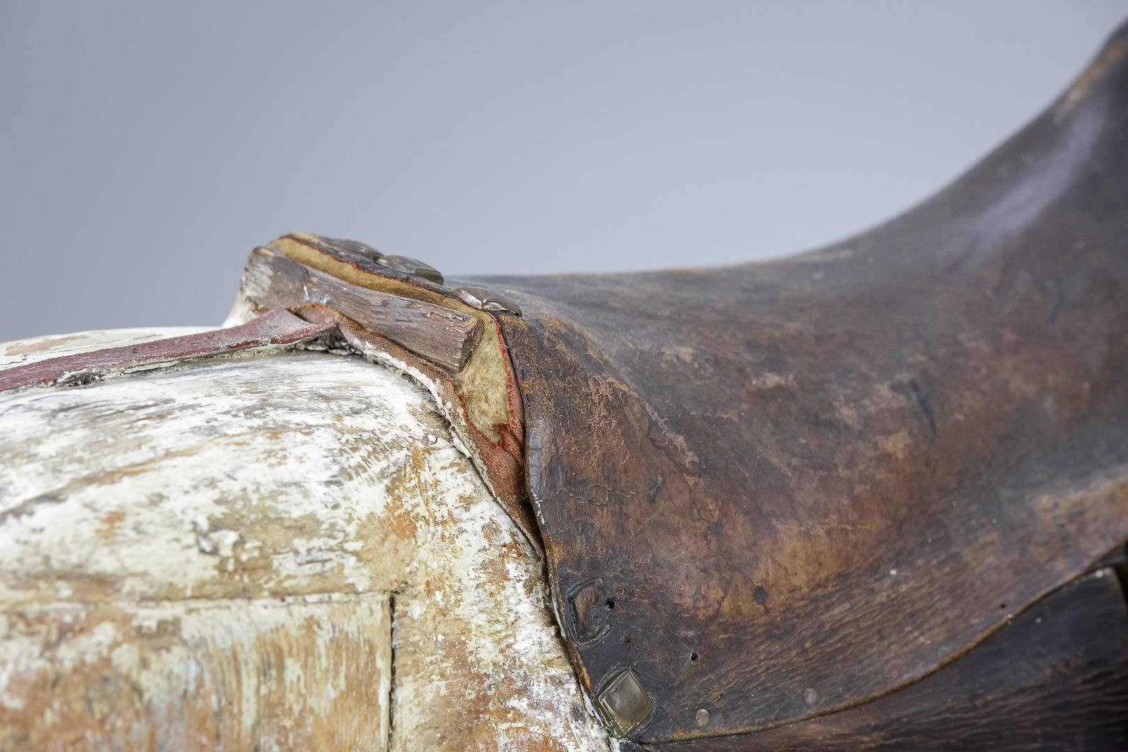 Early 19th Century Large Swedish Horse, with Original Tack 11