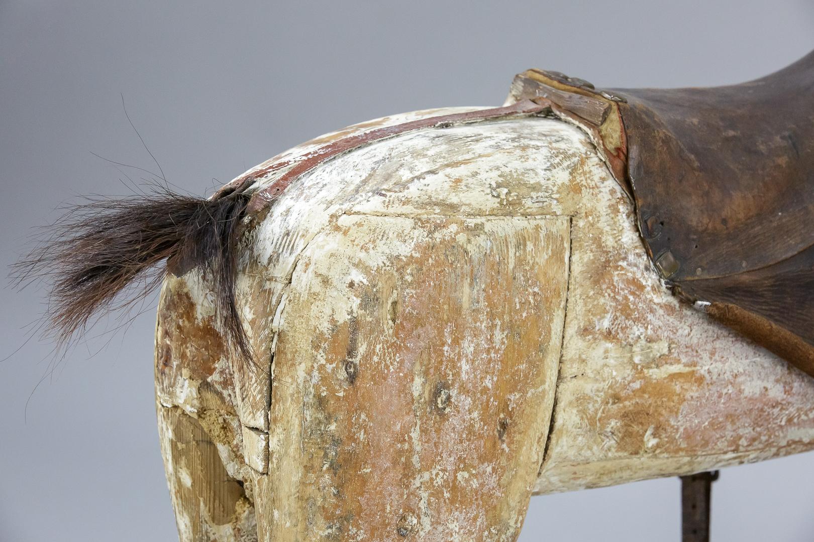 Early 19th Century Large Swedish Horse, with Original Tack 4