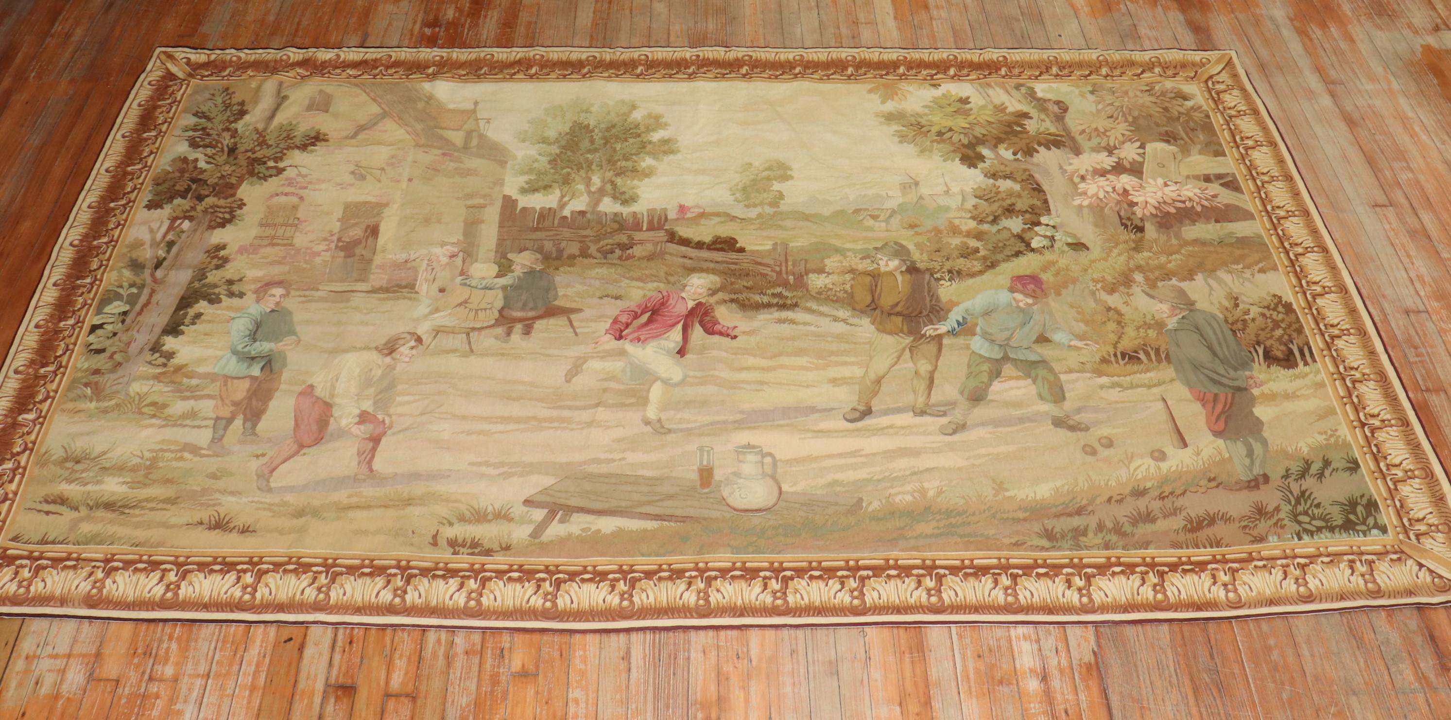 Grande tapisserie du début du 19ème siècle en vente 3