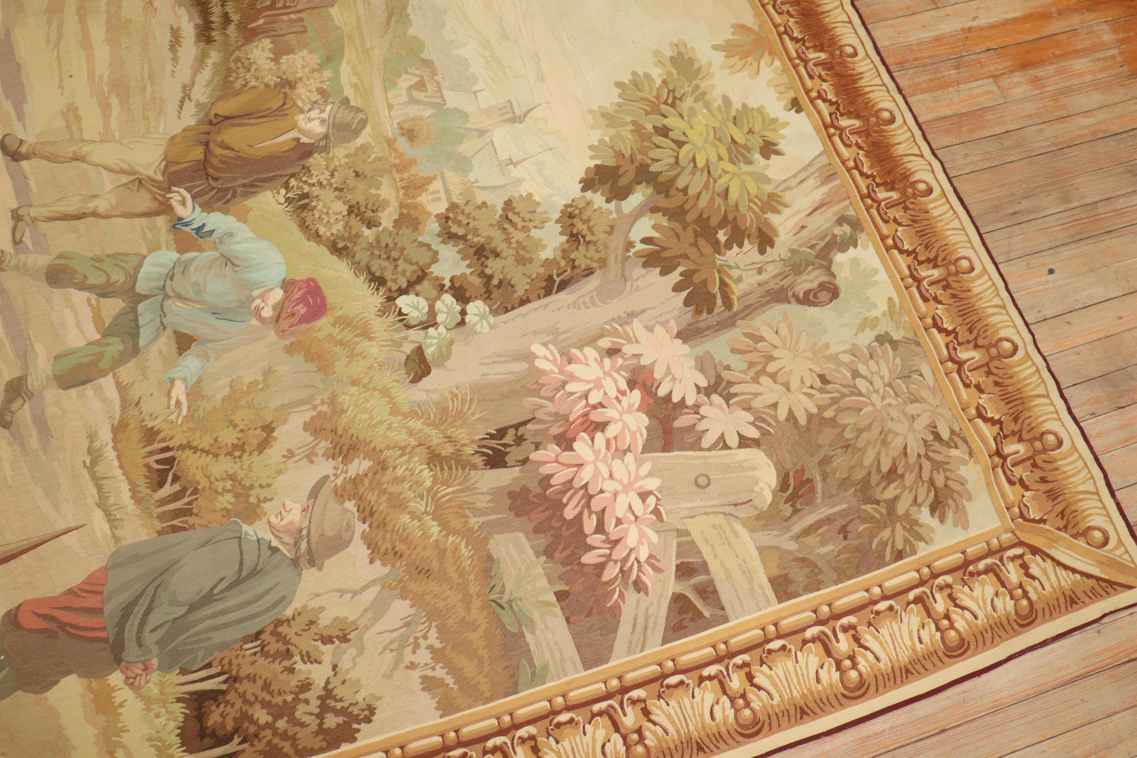 Grande tapisserie du début du 19ème siècle en vente 4