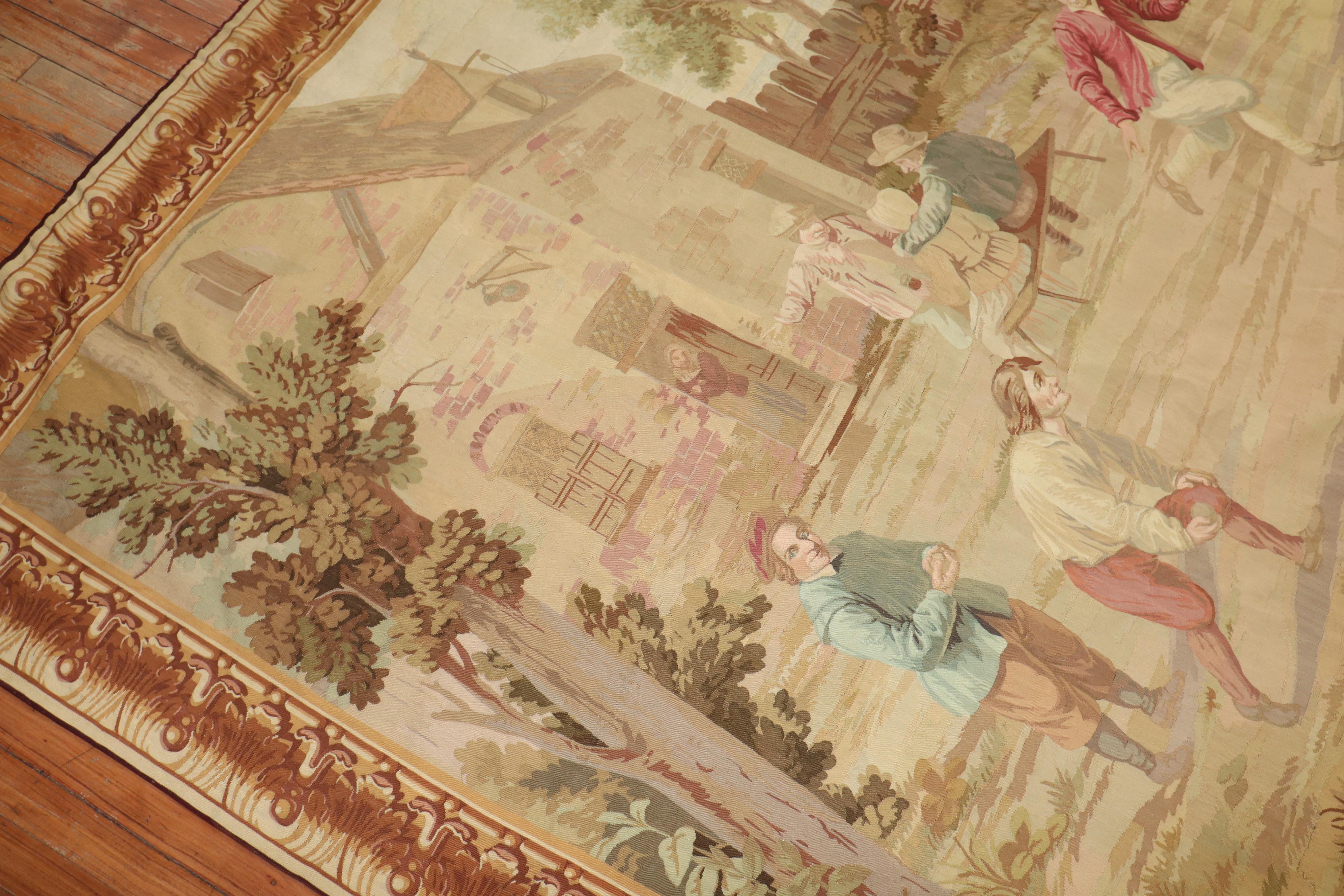 Early 19th Century Large Tapestry In Good Condition For Sale In New York, NY
